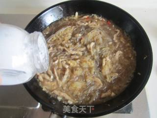 酸菜苕粉肉丝的做法步骤：8