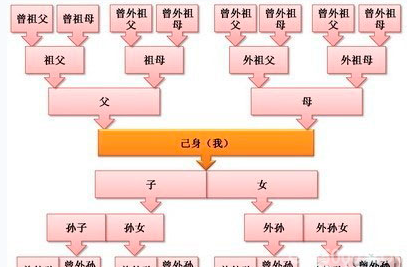 图解“诛灭九族”中的九族