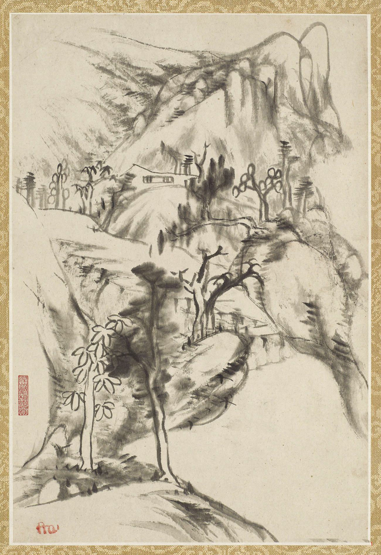 朱耷字画欣赏《八大山人诗画册》